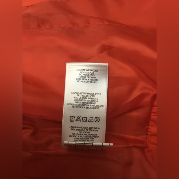 Ralph Lauren Orange Quilted Puffer Jacket - Picture 3 of 15